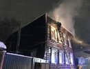 В центре Владимира ночью вспыхнул жилой дом