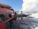На трассе М-7 в Гороховецком районе загорелся грузовик с шинами