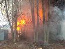 Во Владимирской области сгорел деревянный дом площадью 130 квадратных метров