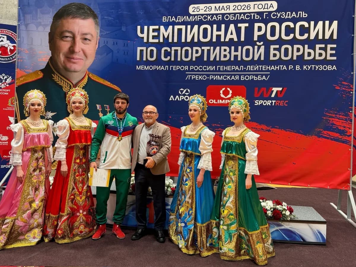 Владимирец завоевал золото чемпионата России по греко-римской борьбе в Суздале