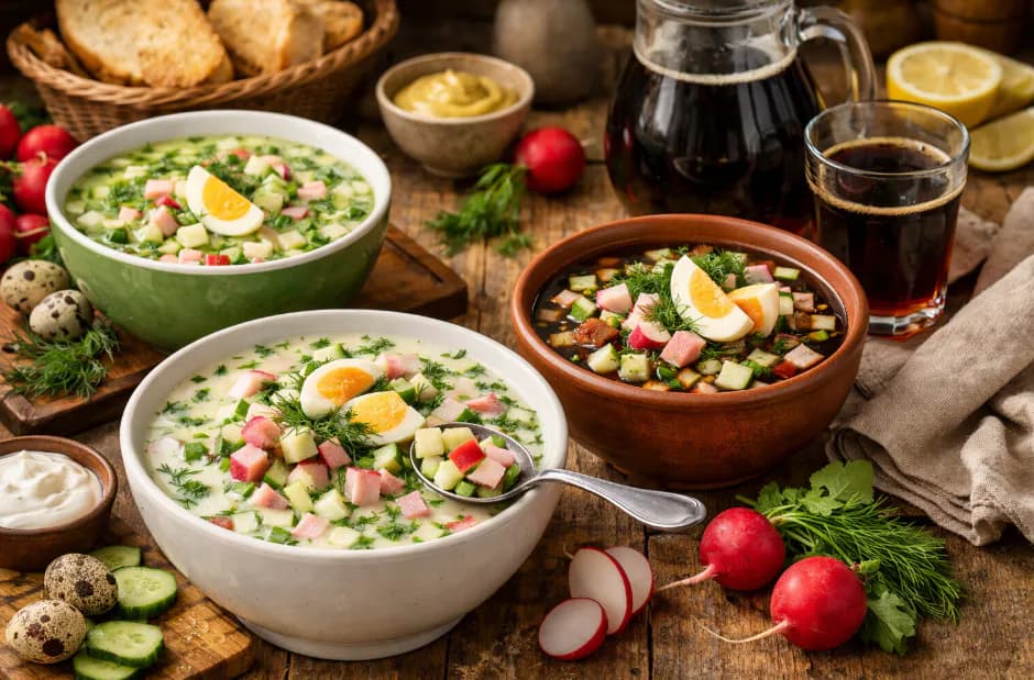Окрошка: 7 рецептов на любой вкус — от классики до премиума