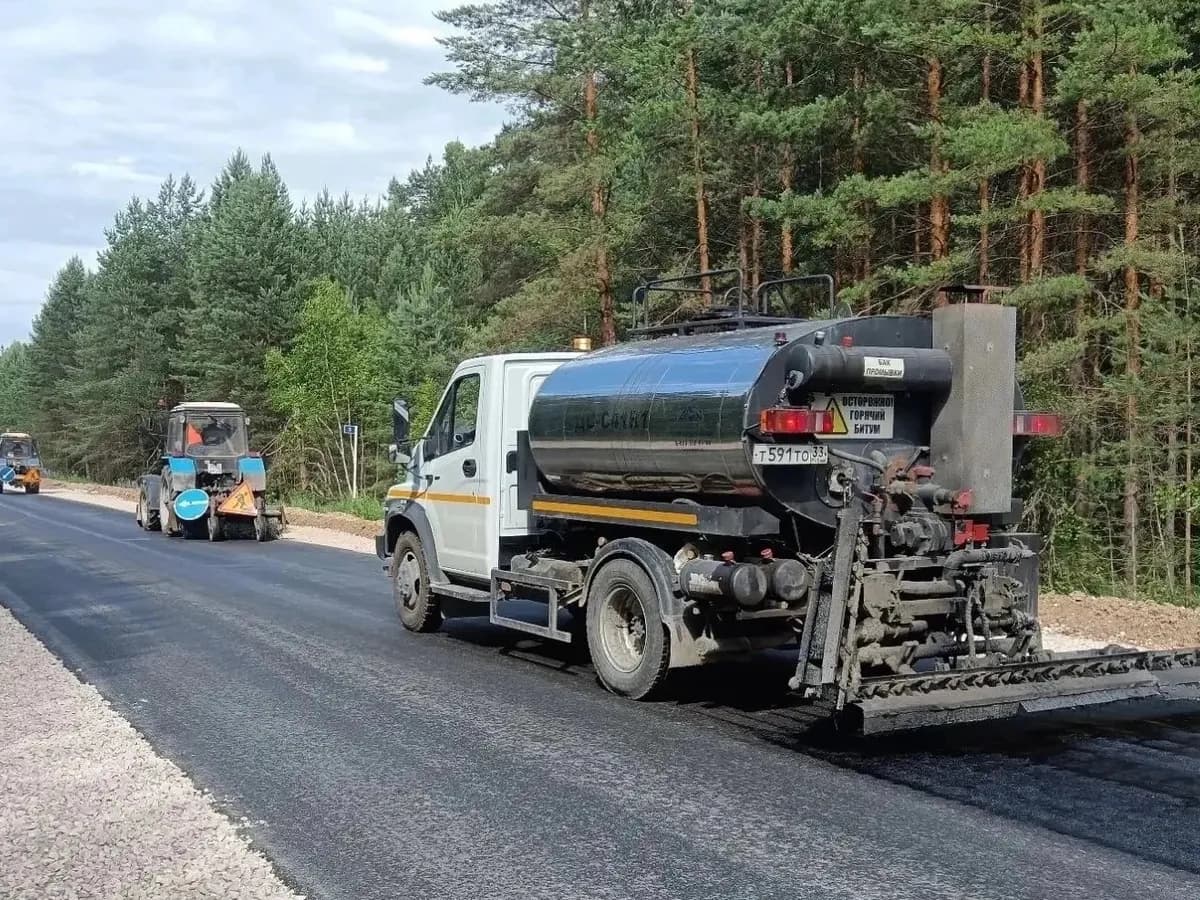 Северный обход Камешково в этом сезоне полностью отремонтируют