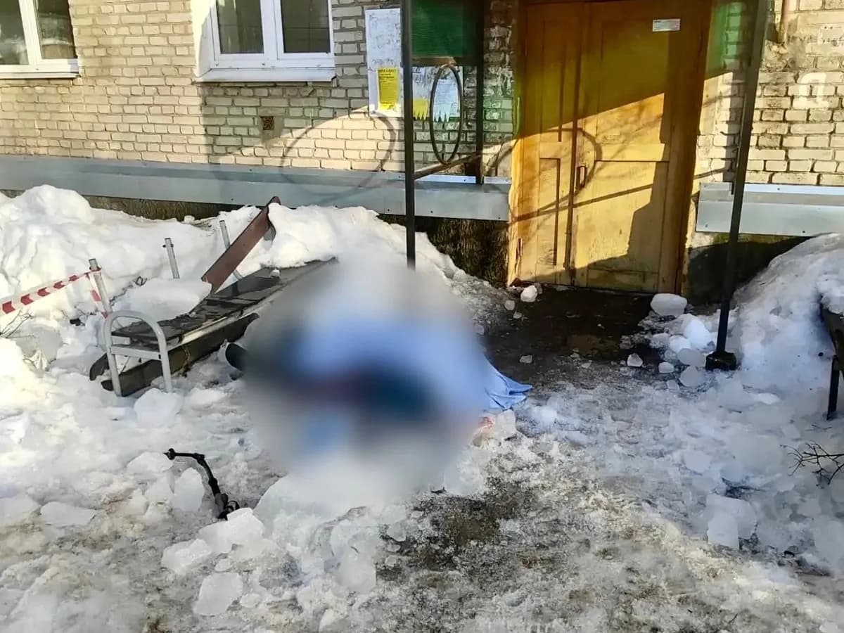 Из-за халатности директора УК сошедшая с крыши глыба убила пенсионерку