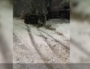 Во Владимире перевернулся бронеавтомобиль