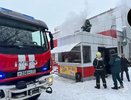 Во Владимире пожар в шаурмичной тушили снегом