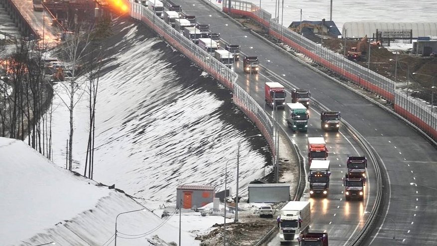 Главная картинка новости: В Петушинском районе из-за ДТП закрыли проезд по М-12