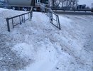 Владимирцы пожаловались на нечищеные тротуары и закопанную остановку в районе Огуречной горы