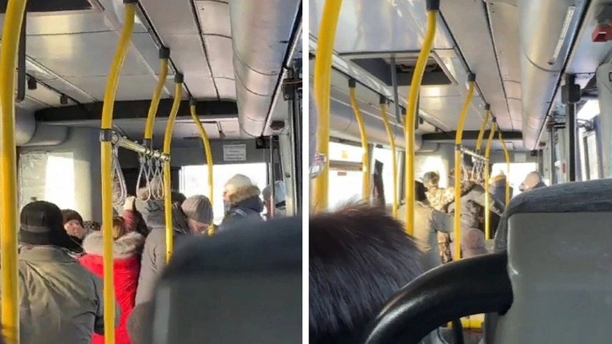 Главная картинка новости: В Муроме бабушка, дедушка и внук устроили драку в автобусе