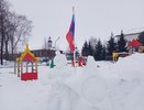 В центре Юрьев-Польского ко Дню защитника Отечества появилась снежная фигура участника СВО