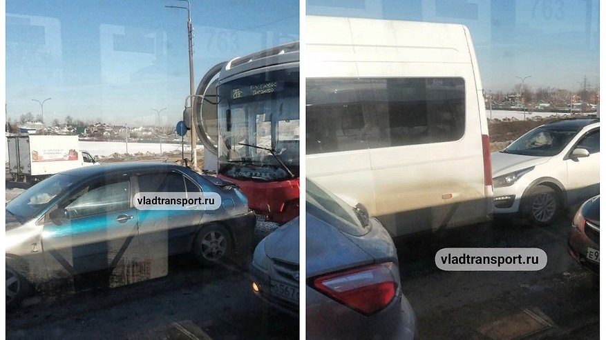 Главная картинка новости: Во Владимире в массовом ДТП с рейсовым автобусом пострадали люди