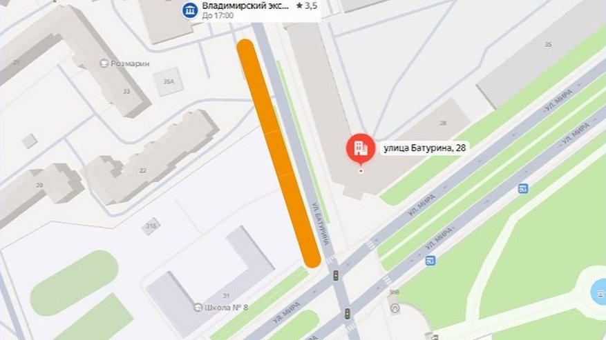 Главная картинка новости: Во Владимире будет ограничено движение транспорта от улицы Мира до Северной