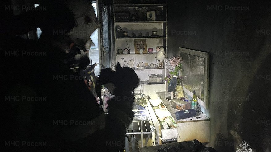 Главная картинка новости: Из горящего многоквартиного дома во Владимирской области эвакуировали 35 человек