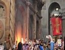 Владимирские верующие радуются быстрому схождению Благодатного огня