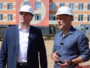 Мер Владимира проверил ход работы по строительству школы в Верзино