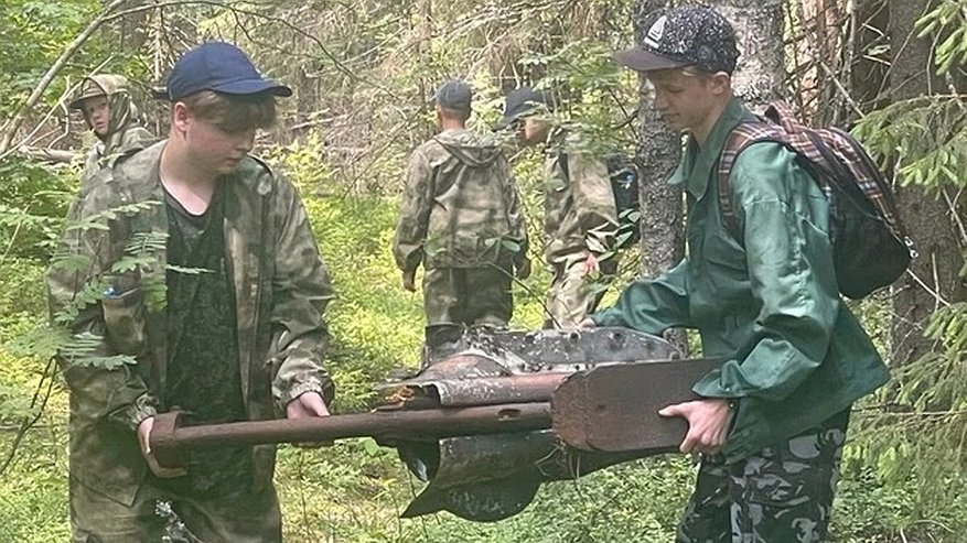 В лесах под Киржачом нашли самолет времен Великой Отечественной войны