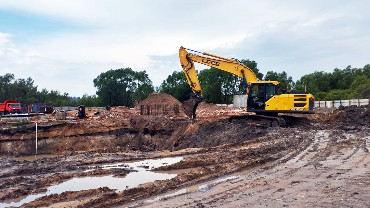 Главная картинка новости: В посёлке Золотково идет реконструкция очистных сооружений