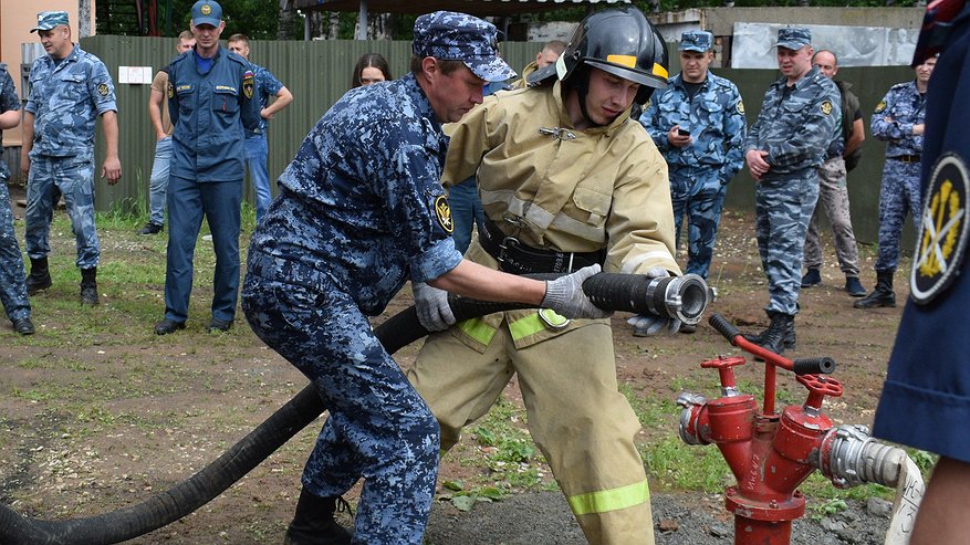 Пожарные расчеты УФСИН Владимирской области выяснили, кто лучший