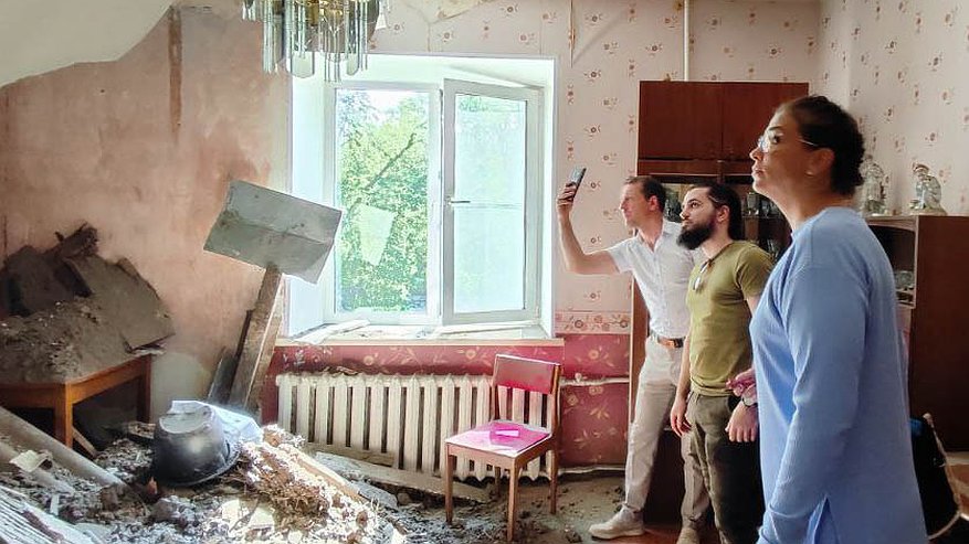Главная картинка новости: В квартире мкр Энергетик произошло обрушение части чердачного перекрытия