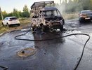 В областном центре сгорела «Газель»