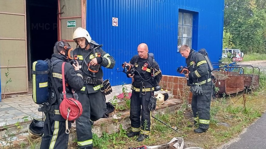 На вязниковском предприятии тушили пожар, которого не было