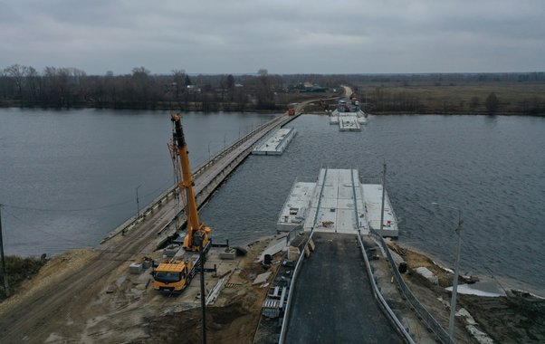 Капремонт моста через озеро Урвановское близится к финалу