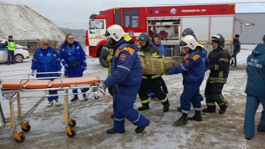 Главная картинка новости: На трассе М-12 во Владимирской области прошли учения МЧС по ликвидации последствий ДТП