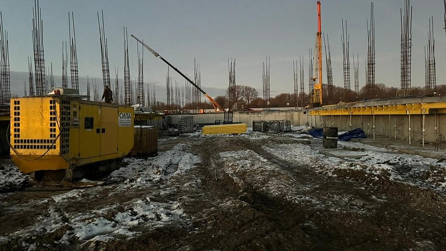 Главная картинка новости: Строительство пансионата в Юрьев-Польском отстает от графика. Но не значительно