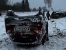 Под Суздалем произошла авария с переворотом автомобиля на крышу