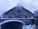 В деревне под Александровом сгорел дом площадью 224 квадратных метра