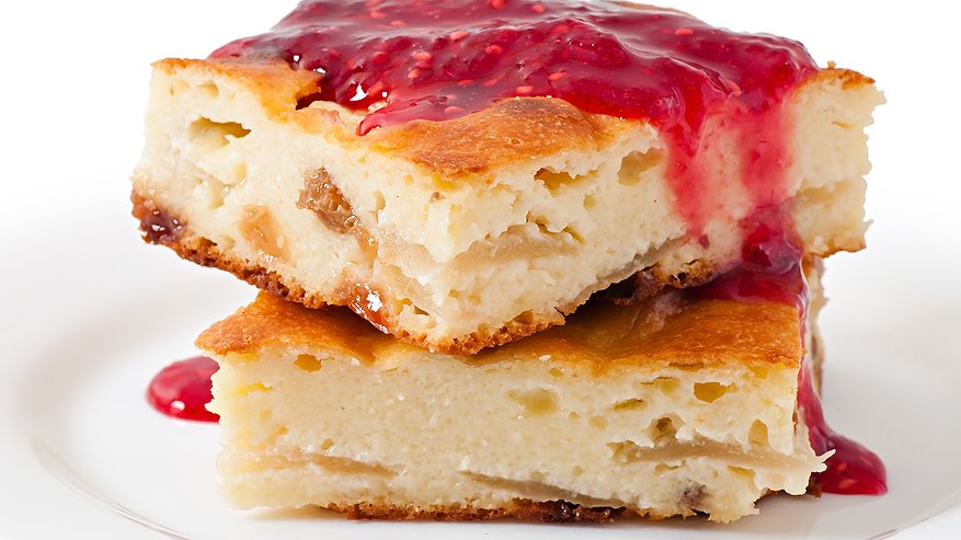 Главная картинка новости: Вкусно прямо как в детстве: готовим нежную творожную запеканку, которую все ели в садиках в СССР