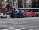 Во Владимире автобус столкнулся с легковым автомобилем
