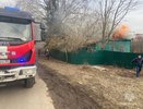 Во Владимире на улице Ватутина произошёл пожар в частном доме