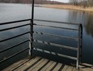 В Красной Горбатке затопило часть пирса после благоустройства за 3,5 миллиона рублей
