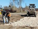 В Киржачском районе начали благоустройство подъезда к памятнику павшим воинам