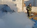 Рядом с карабановским кладбищем пожар полностью уничтожил автомобиль