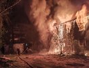 В Коврове пожарные потушили пожар в нежилом бараке