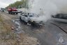 Миниатюра новости: В Ковровском районе на трассе М-7 сгорел легковой автомобиль