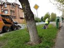 Во Владимире продолжаются плановые работы по благоустройству территорий