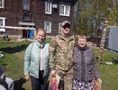 В Камешково участник СВО Евгений Копылов присоединился к поздравлениям детей войны