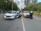 Во Владимире водитель скутера пострадал в ДТП на перекрёстке улицы Батурина