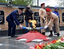 Вечный огонь засиял в поселке Красная Горбатка к юбилею Победы