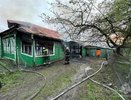 В Собинском районе в результате пожара повреждён частный дом и травмирован жилец