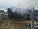 В селе Молотицы округа Муром пожар охватил частный дом