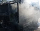 На трассе М-7 в Ковровском районе сгорел грузовой автомобиль