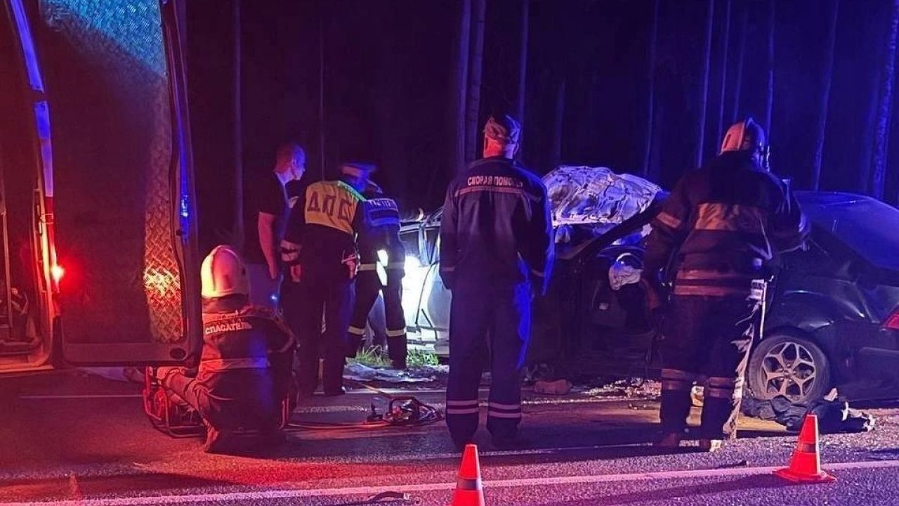 Главная картинка новости: Стали известны подробности о погибших в ночном ДТП на P-132