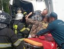 В Вязниковском районе спасатели вытащили человека из искорёженного в ДТП авто