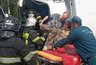 Миниатюра новости: В Вязниковском районе спасатели вытащили человека из искорёженного в ДТП авто
