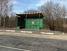 В Меленковском округе восстановили аварийную автобусную остановку