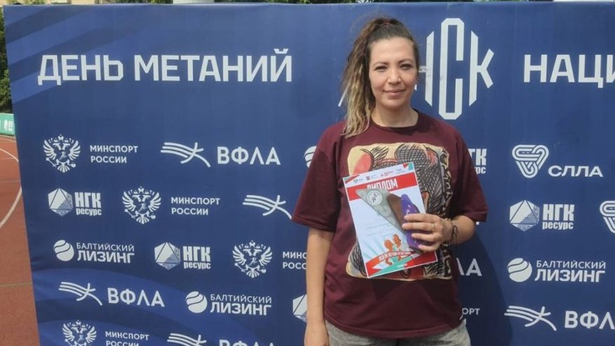Главная картинка новости: Владимирская спортсменка стала серебряным призёром турнира «День метаний» в Москве