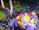 В Гороховецком районе водителя заблокировало в авто из-за наезда на препятствие
